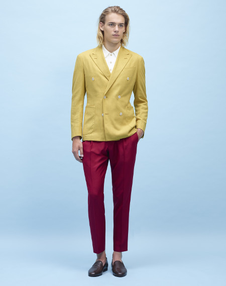 Pure silk jacket from Boglioli's AW15 collection