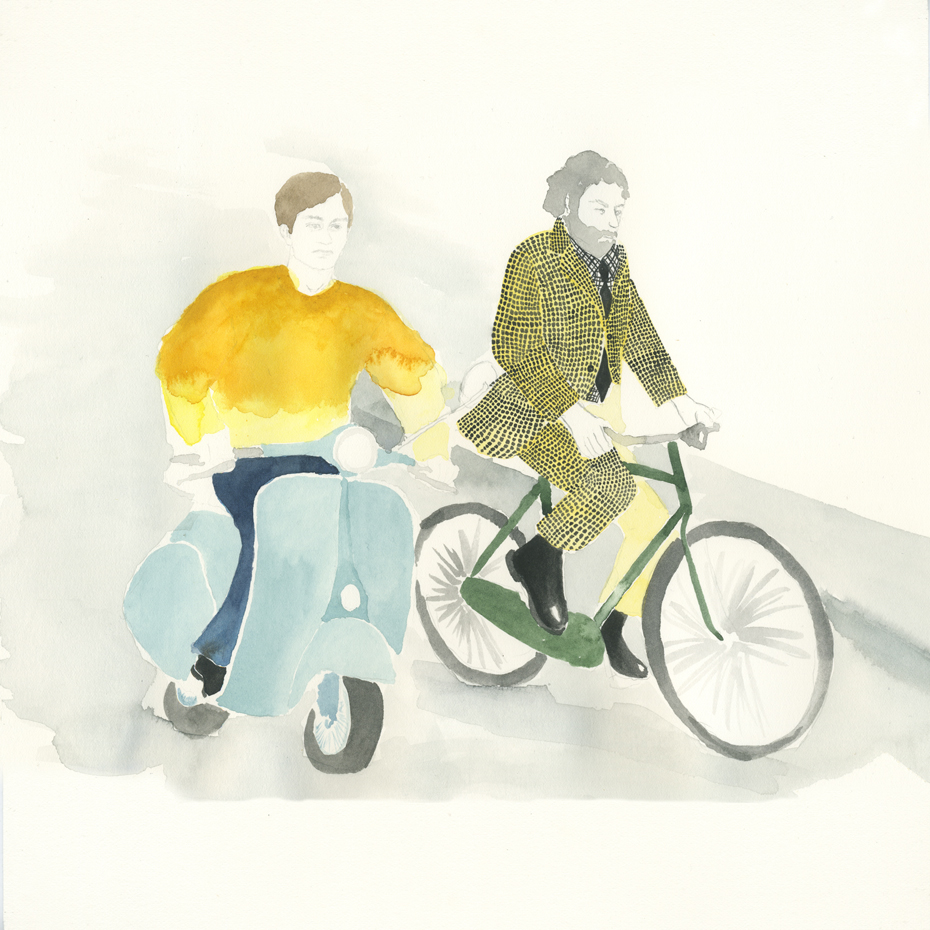 Marni AW15 at Pitti Uomo – illustration by Clara Lacy