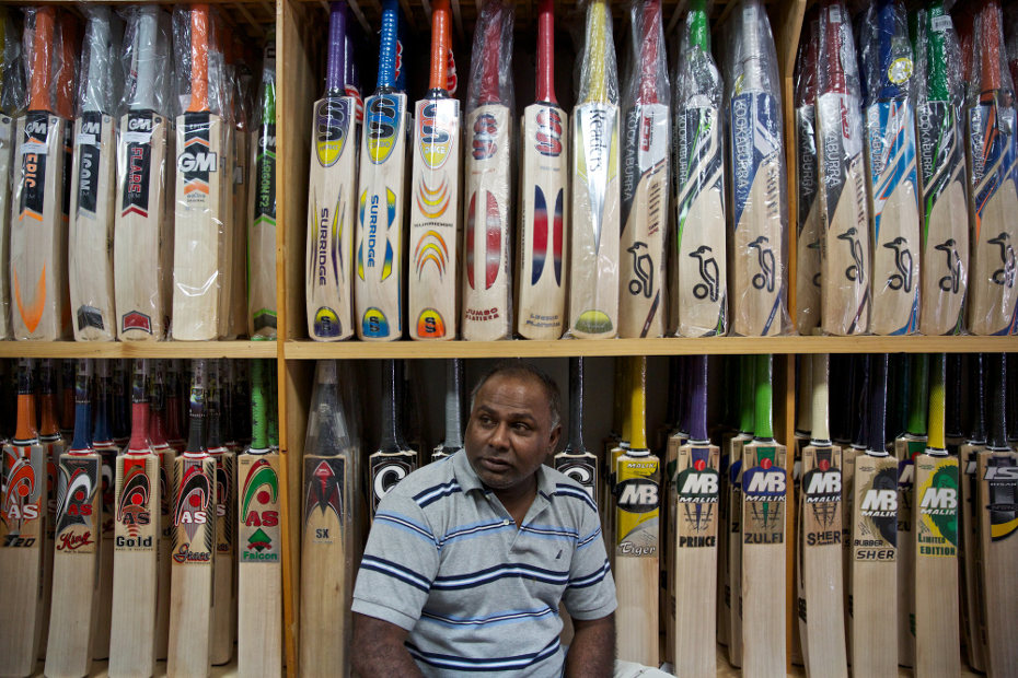 Ricky Singh, owner of Singh's Sporting Goods in Brooklyn