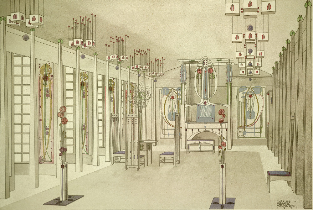 Design for a house for an art lover, 1901 (c) RIBA Library