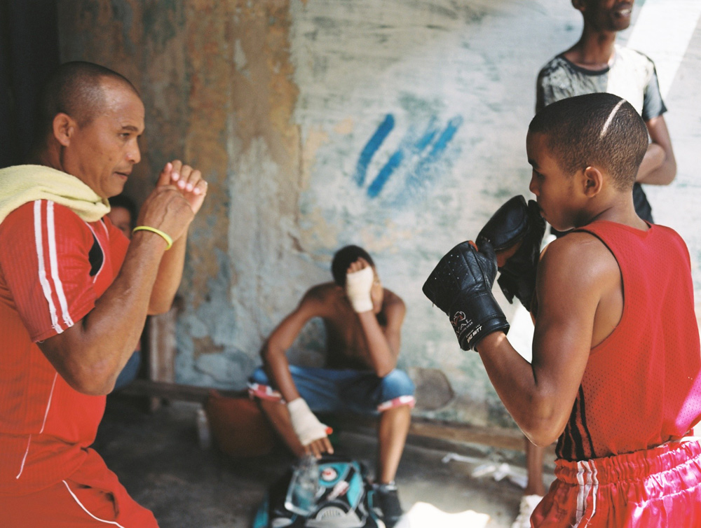 Sparring at Gimnasio Rafael Trejo, Havaana