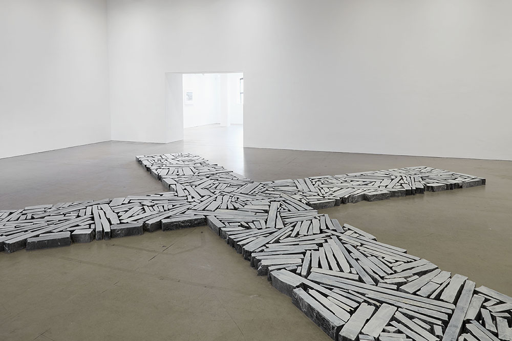 Time and Space, Richard Long, 2015. Delabole slate. Image courtesy of the artist