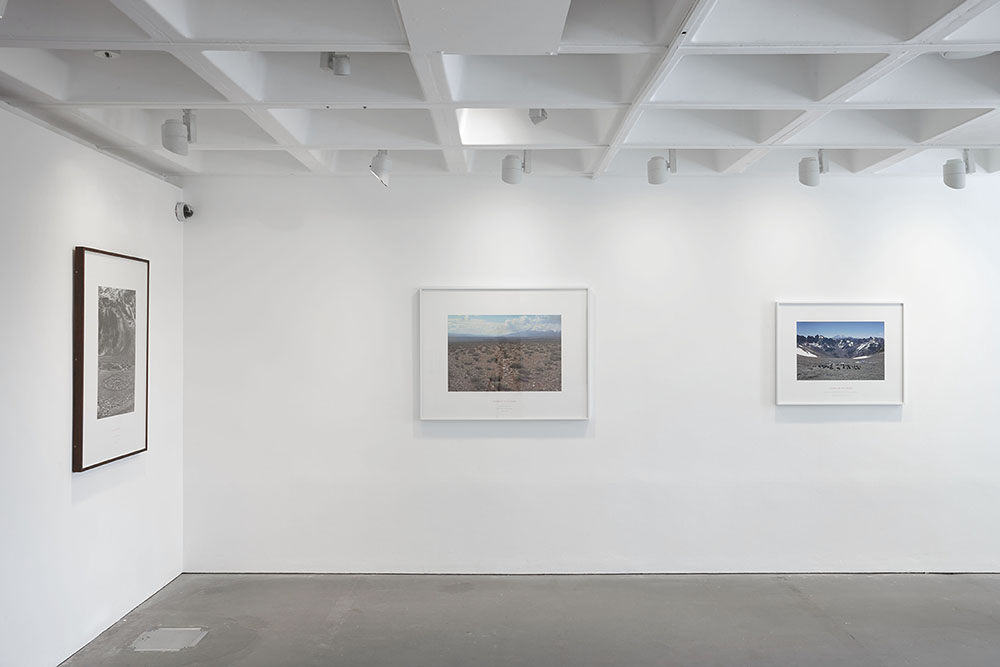 Left to right: Manang Circle, Nepal 1983; Blowing in the Wind, 1981; Stones in the Andes, 2012. Images courtesy of the artist and Lisson Gallery