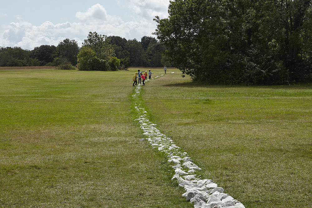 Boyhood Line, Richard Long, 2015