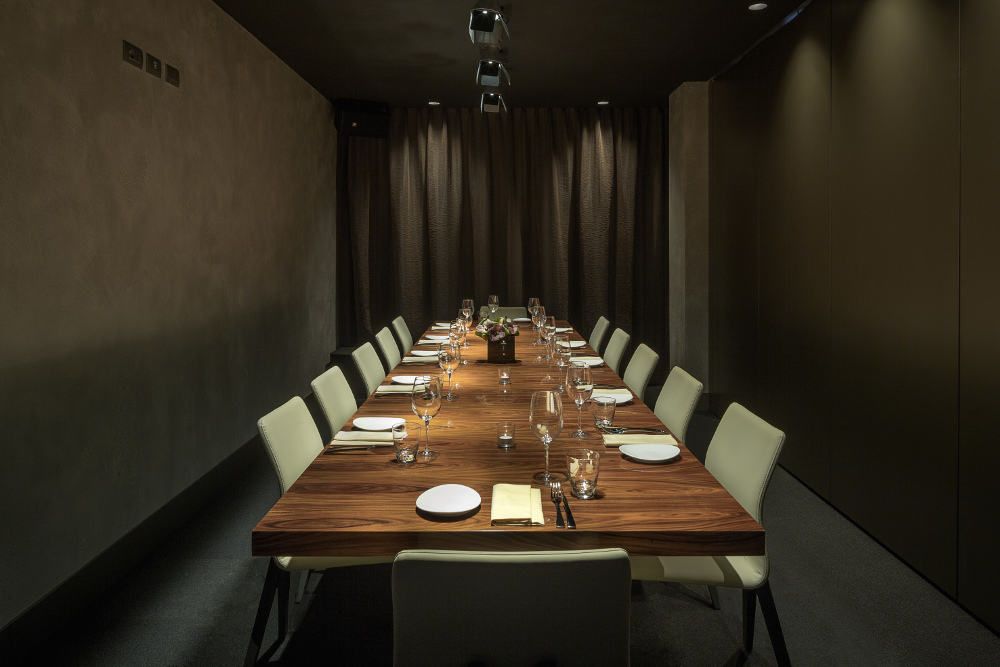 Private dining room at ME Milan Il Duca