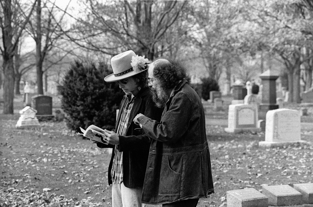 Allen Ginsberg and Bob Dylan