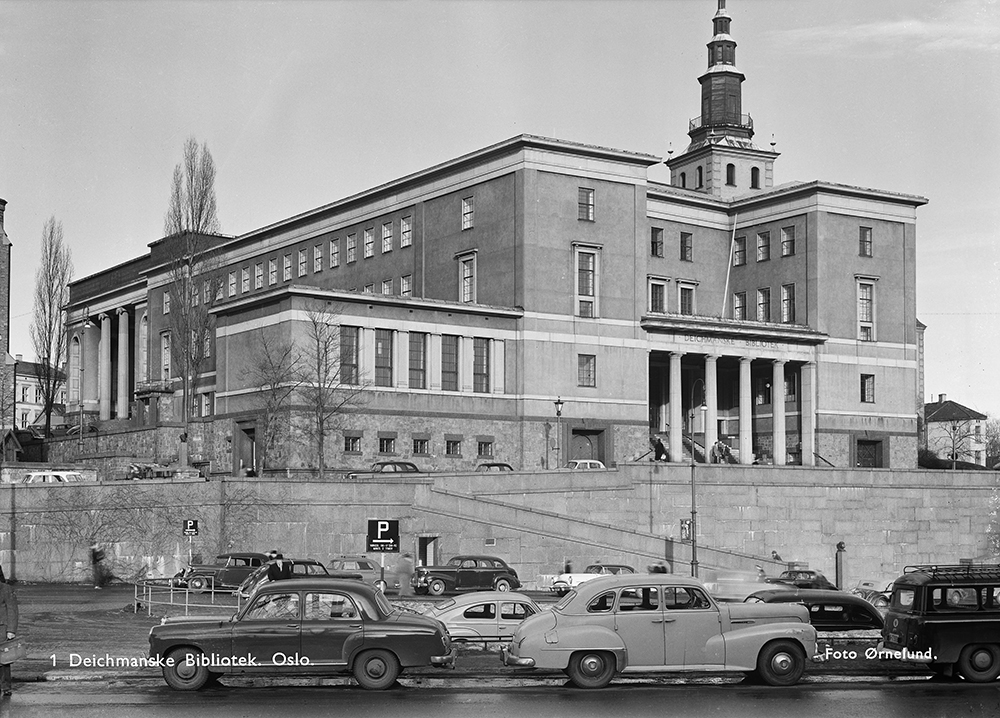 Deichmanske bibliotek, 1959. Photo Leif Ørnelund © Oslo Museum