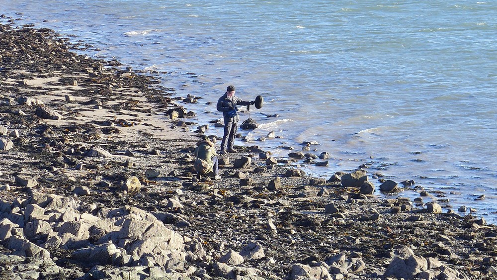 Chris Watson at Lindisfarne