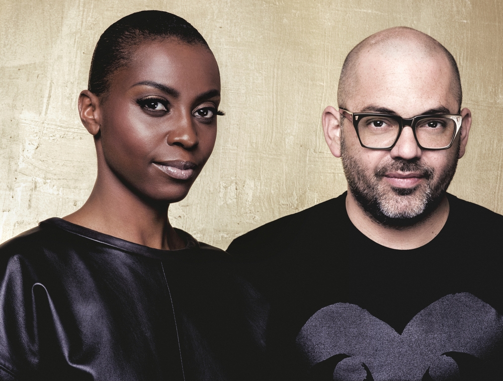 Morcheeba members Skye Edwards (left) and Ross Godfrey (right)