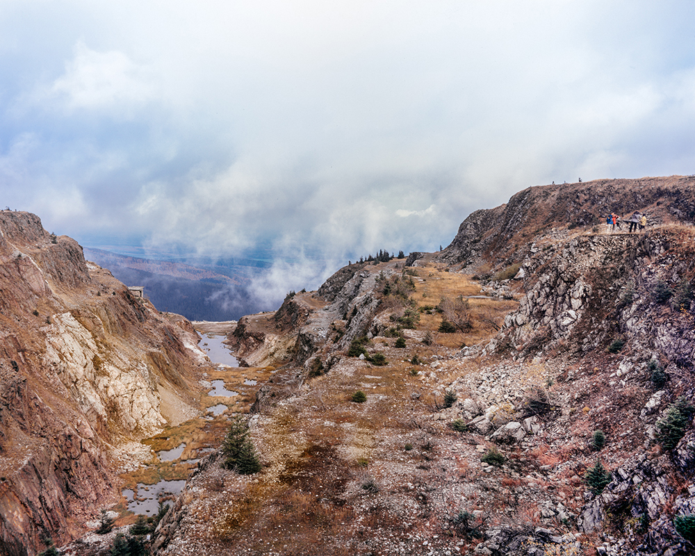 Abandoned quartz quarry