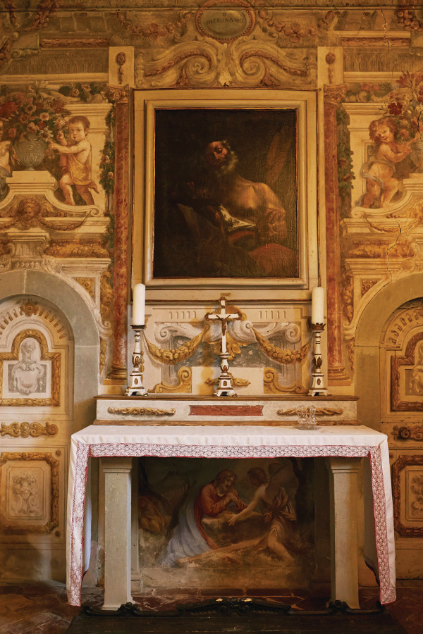 The chapel at Castello di Pomino