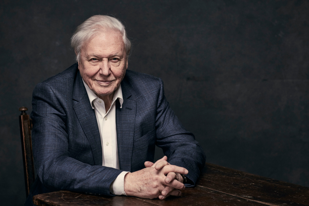 Sir David Attenborough. Photography-Sarah Dunn, ©BBC