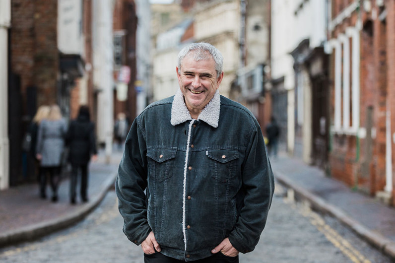 Film maker Sean McAllister in Hull for 'Made in Hull' UK City of Culture 2017. Photo – Chris Pepper