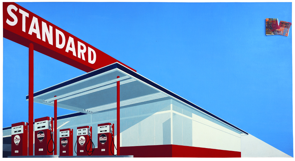 Standard Station, 10₵ Western Torn in Half, 1964 ©Ed Ruscha