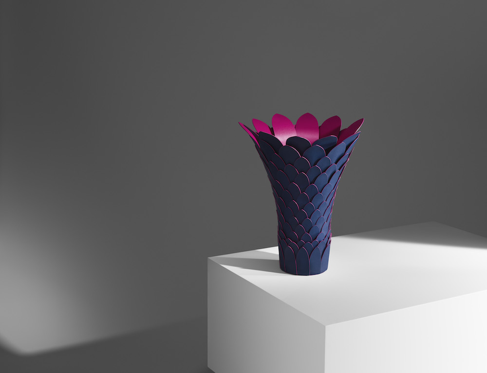 Louis Vuitton Blue Objet Nomades Origami Flower by Atelier Oi