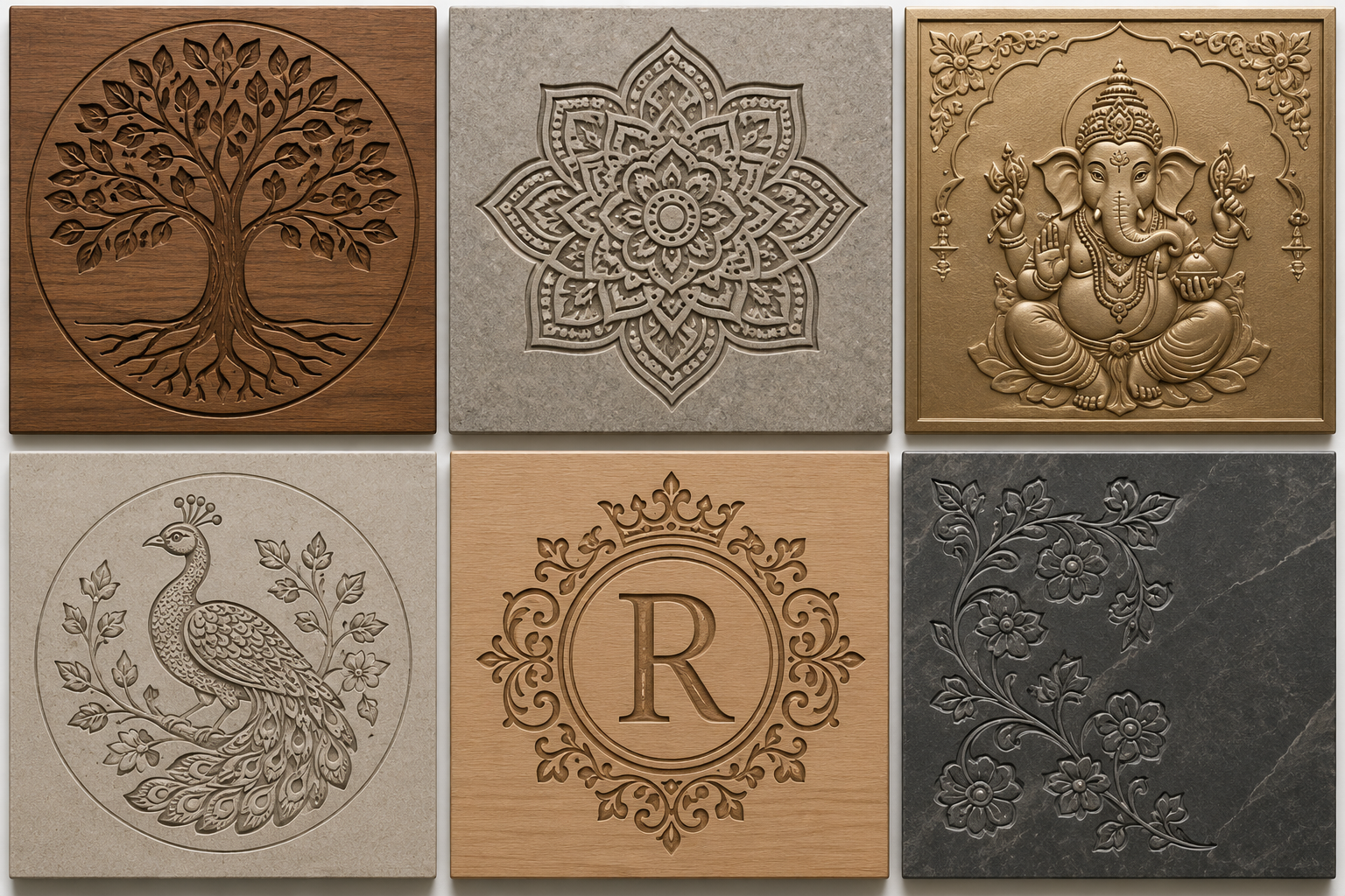 2D Engraving & Embossing — Sarvamidam Artcraft