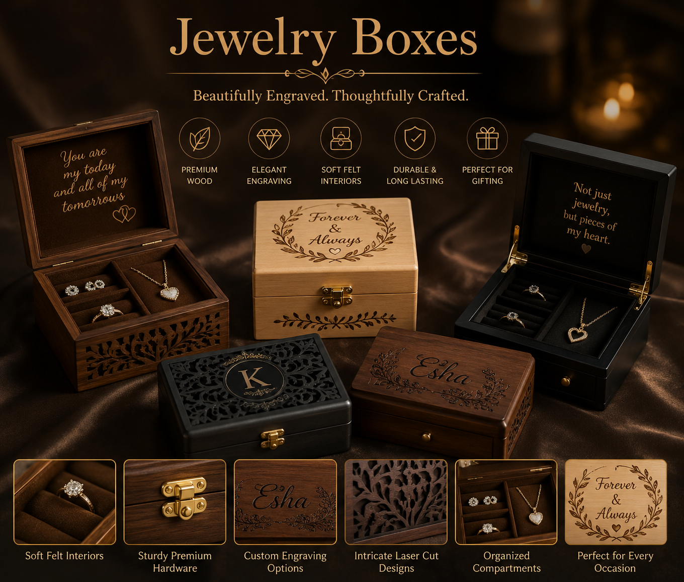 Jewelry Boxes — Sarvamidam Artcraft
