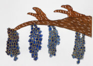 Blueberries Hanging on the Tree Branch image #1