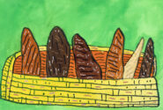 Six Pieces of Baked Bread image #1