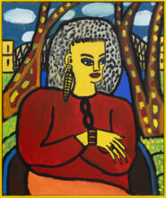 Product image - The mayor Zoe Baker relaxing in the park