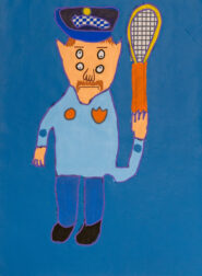 Police Cops Playing Tennis Games #2