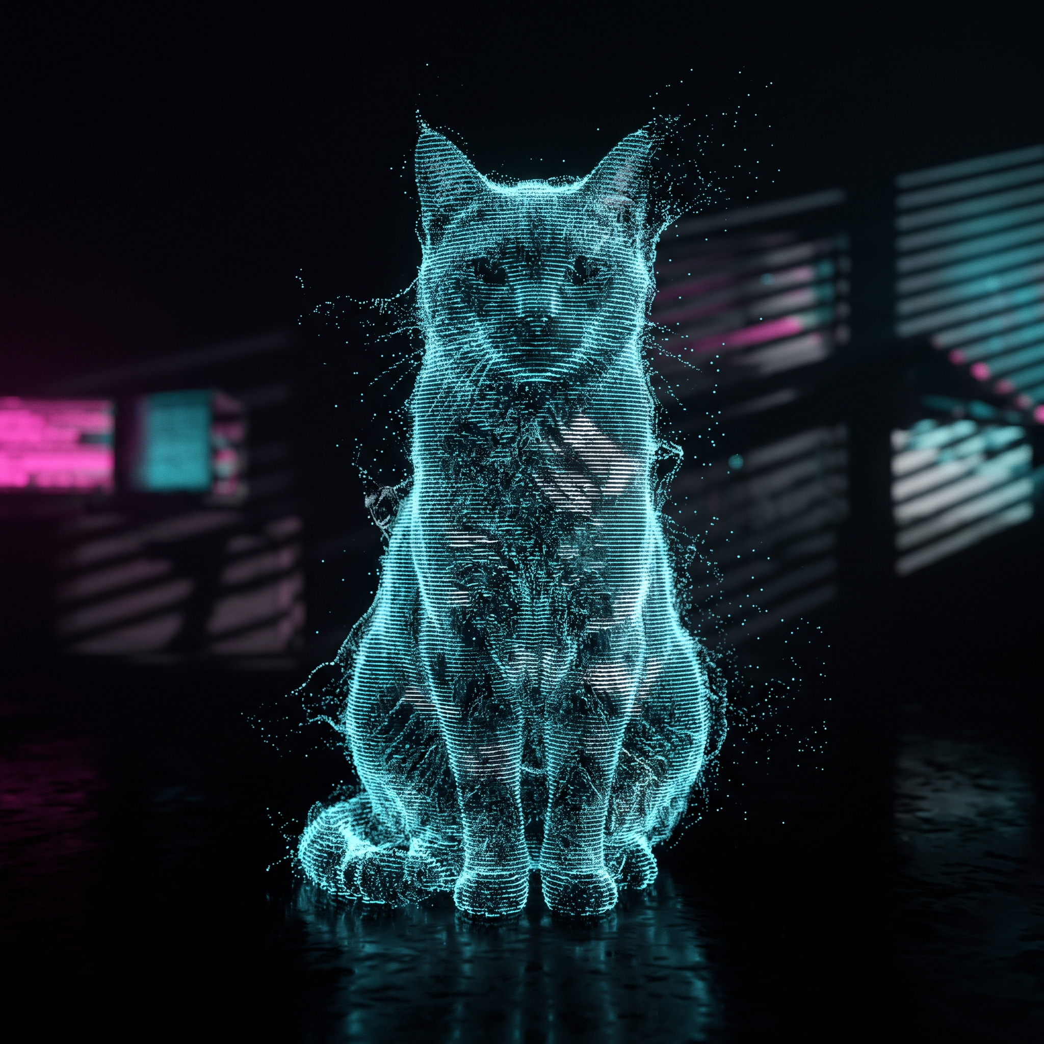 GHOST, as seen on the hijacked feed