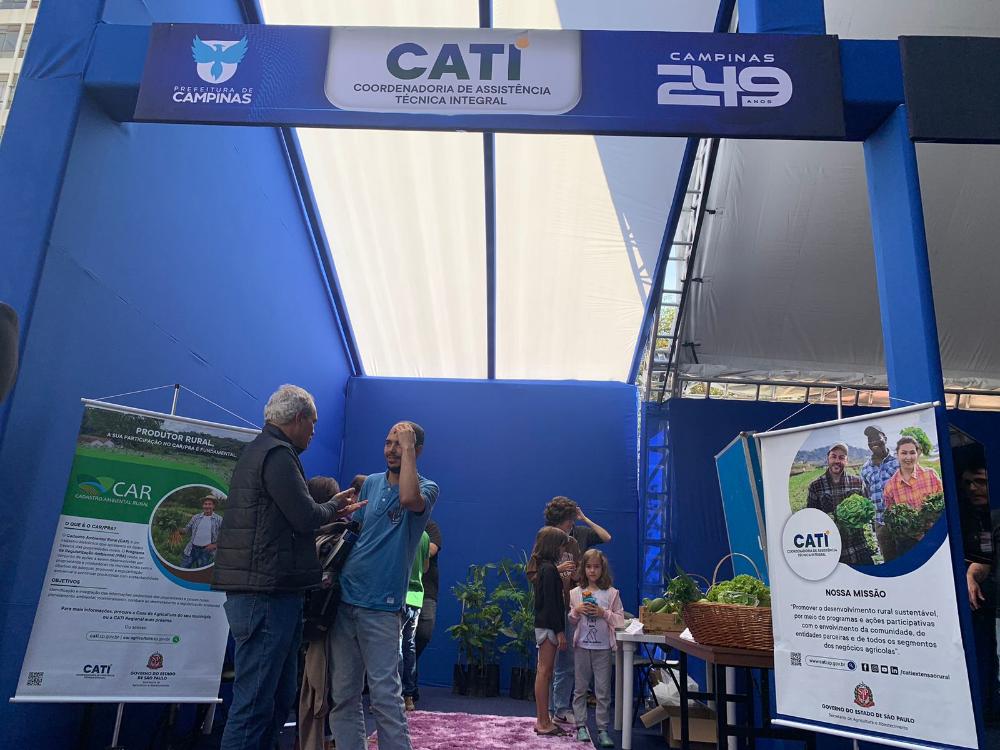 Secretaria de Agricultura participa de exposição de Ciência, Tecnologia e Inovação em celebração aos 249 anos de Campinas