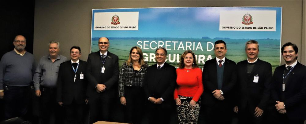 Secretaria de Agricultura de SP recebe visita de representantes da Embrapa