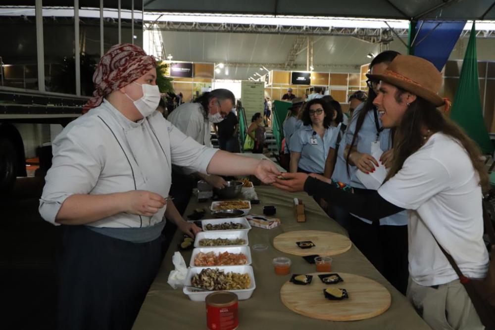 Produtos da cadeia de cogumelos são destaque na Agrishow