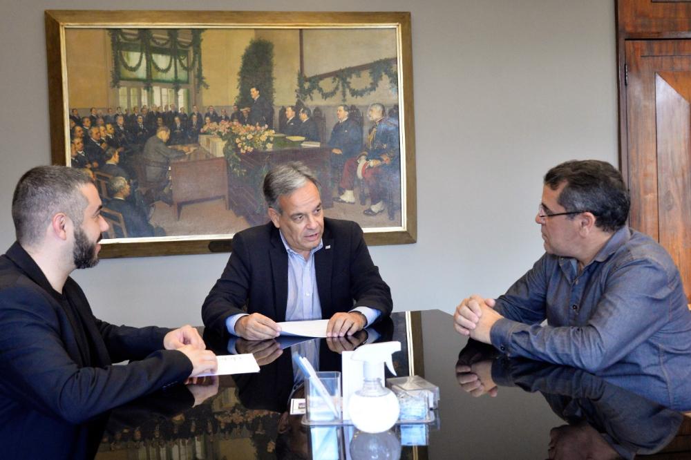 Secretário de Agricultura e Abastecimento de SP recebe Prefeito de Redenção da Serra