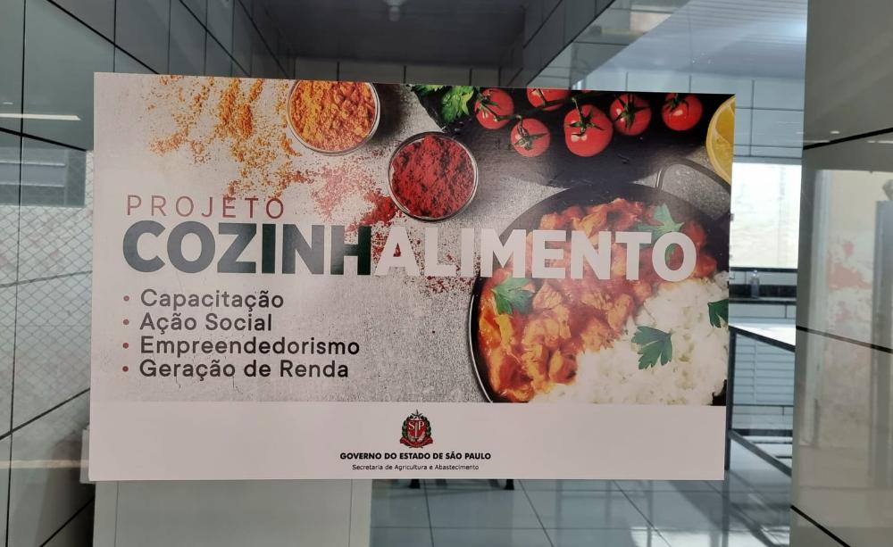 Secretário Executivo Adriano Quercia representa Secretário de Agricultura e Abastecimento na inauguração da unidade do Cozinhalimento em Gabriel Monteiro