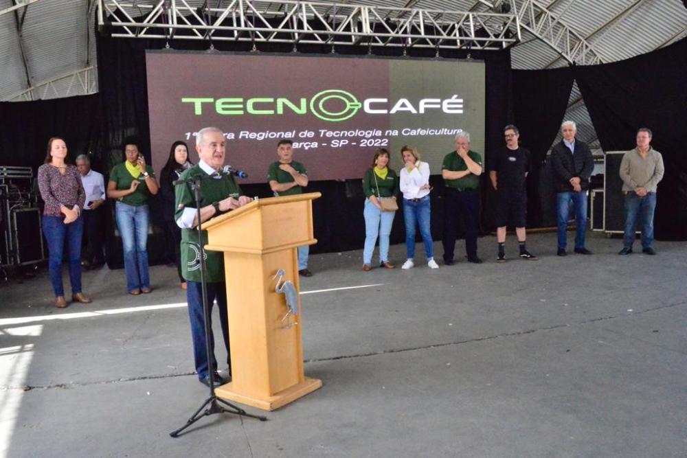 Secretário de Agricultura e Abastecimento participa da abertura da 1ª edição da Tecnocafé, em Garça