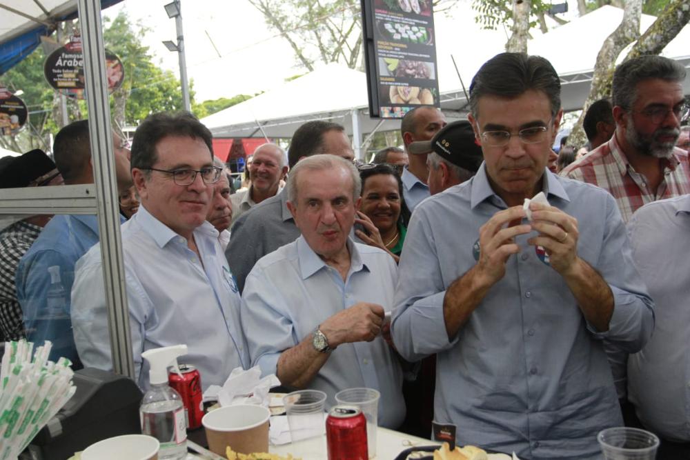 Governador e Secretário de Agricultura e Abastecimento do Estado de São Paulo participam da abertura do Festival da Linguiça em Bragança Paulista