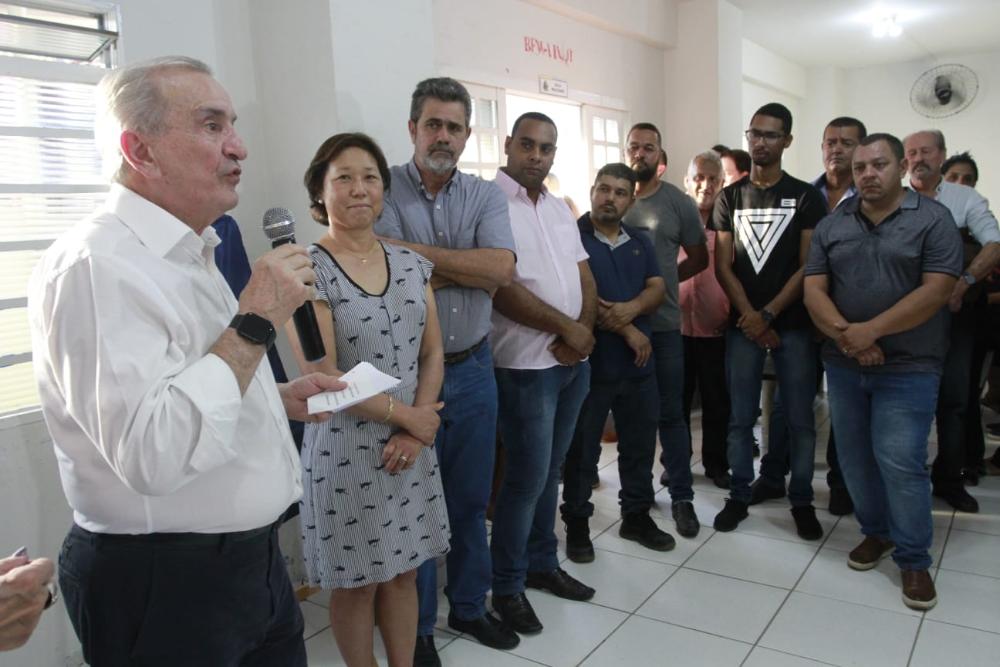 Secretário de Agricultura inaugura unidade do Cozinhalimento em Júlio Mesquita