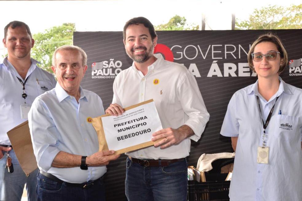 Secretaria de Agricultura e Abastecimento do Estado de São Paulo realiza entregas no Governo na Área em Barretos