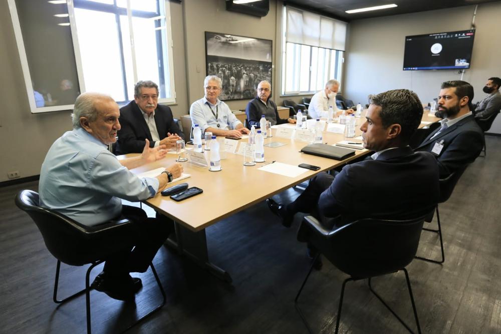 Secretário de Agricultura e Abastecimento do Estado de São Paulo se reúne com representantes de parceiros do Programa Milho+ SP e Banco do Brasil