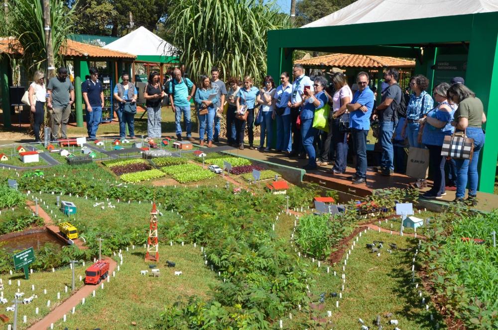 CATI Ribeirão desenvolve modelo ideal de espaço agrário e urbano em maquete viva