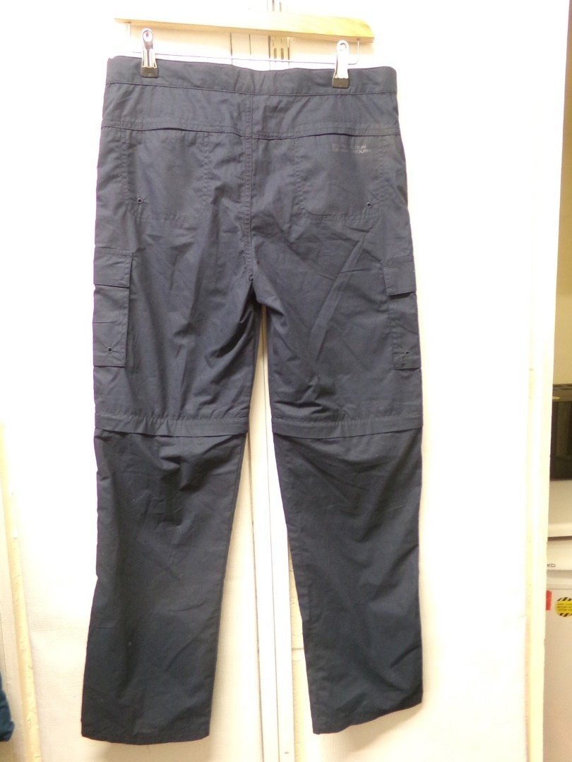 BNWT MOUNTAIN WAREHOUSE Junior Navy Blue Polyester Trousers UK 13YRS ...