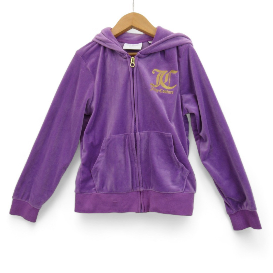 Juicy Couture Kids Full Zip Track Jacket Dewberry Purple Girl's Age 7/8 ...