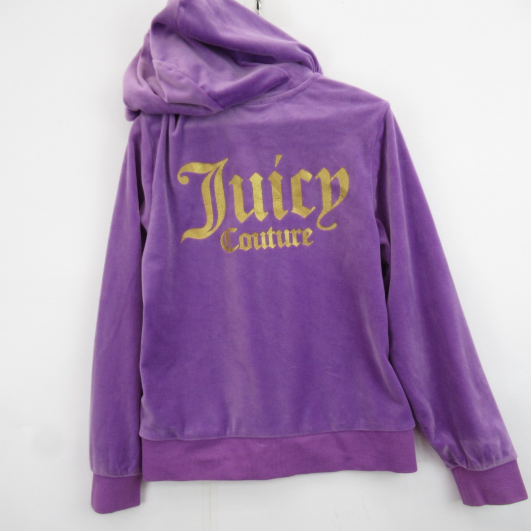 Juicy Couture Kids Full Zip Track Jacket Dewberry Purple Girl's Age 7/8 ...