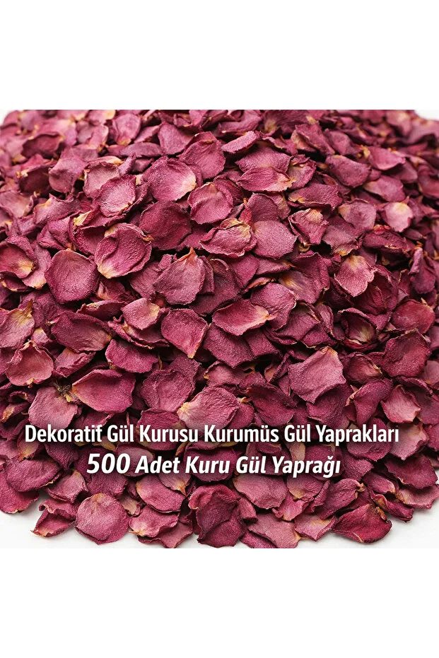Kırmızı Renk Kokulu Kuru Gül Yaprakları 100 Gr A Kalite Sevgililer Günü