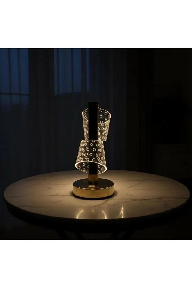 LED Dokunmatik Metal Masa Lambası