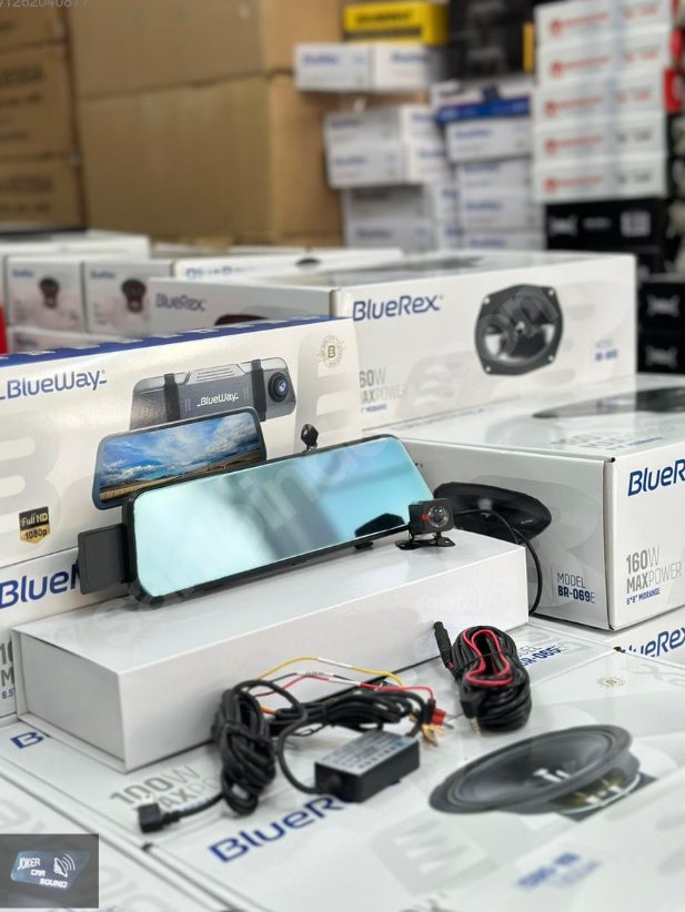 BLUEWAY ARAÇ İÇİ ÖN&ARKA KAYIT KAMERASI AYNA TİP WİFİ ÖZELLİKLİ