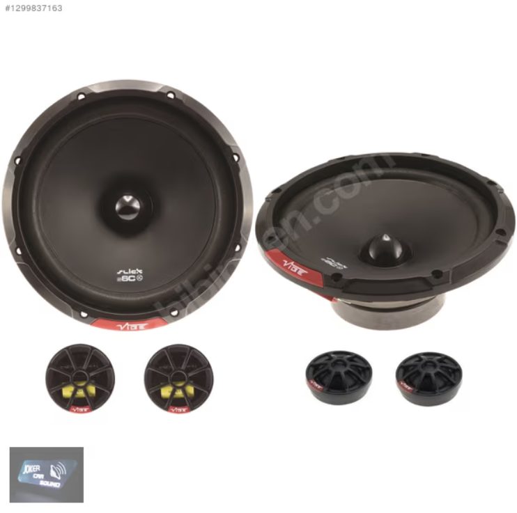 VIBE SLICK6C-V7 Slick Serisi 16 cm Komponent Hoparlör Takımı