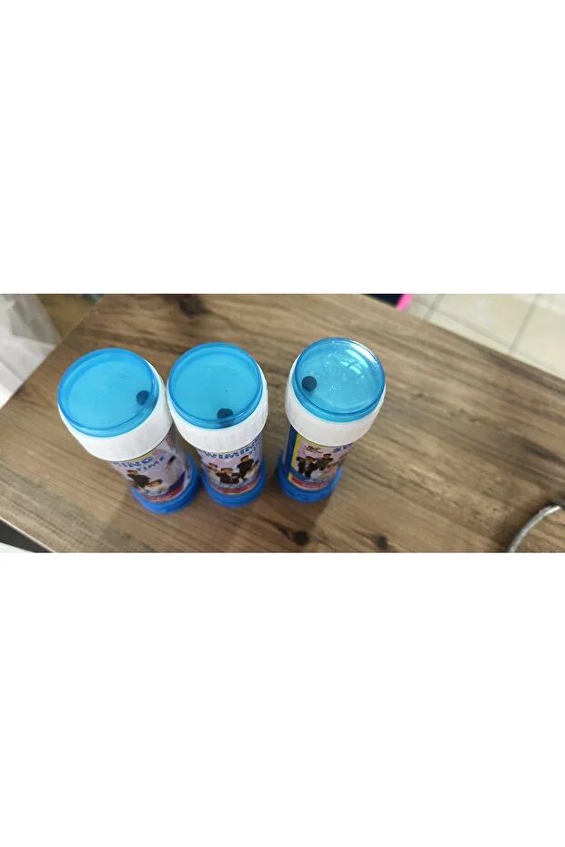shop 3'lü Üflemeli Köpük Baloncuk Mavi