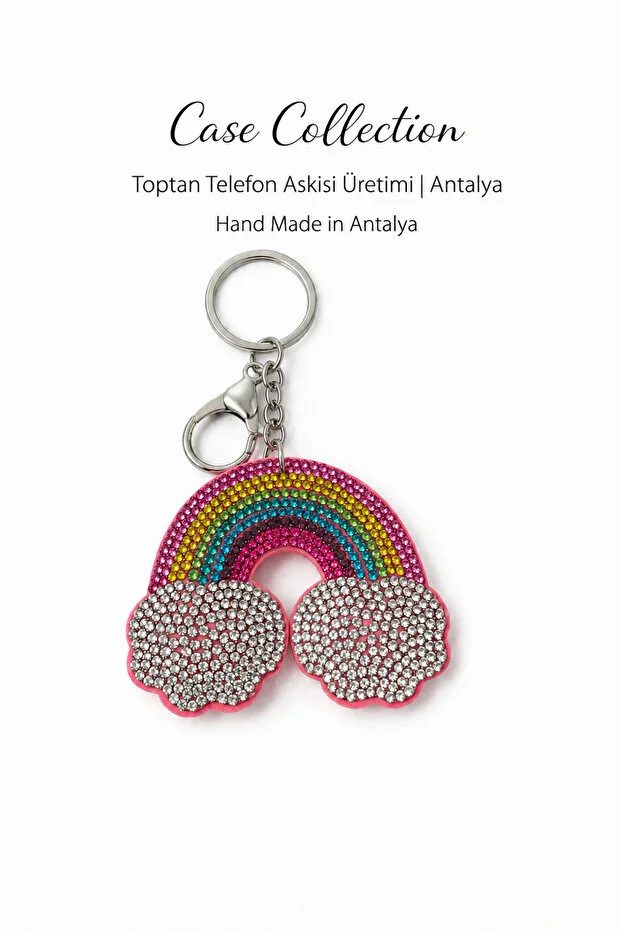 Taşlı Charm Anahtarlık Süs Çanta Aksesuarı