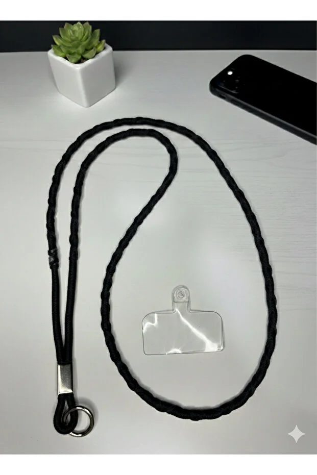 Telefon Askısı Çapraz Kullanım Aparatlı Telefon Tutucu Kaliteli Desenli İp Strap