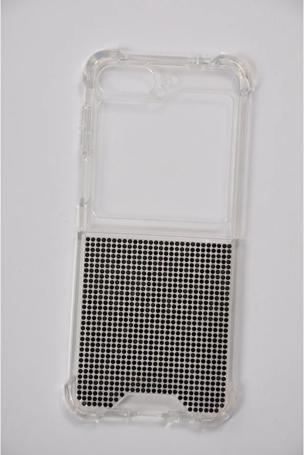 Samsung Galaxy Flip 7, El Yapımı, Diamonds, Taşlı, Şeffaf Silikon, Işıltılı, Telefon Kılıfı