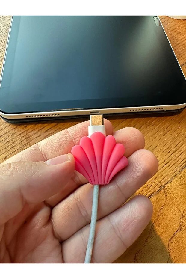 Sevimli Figürlü Slikon Kablo Ucu Koruyucular Typc Lightning Micro Usb