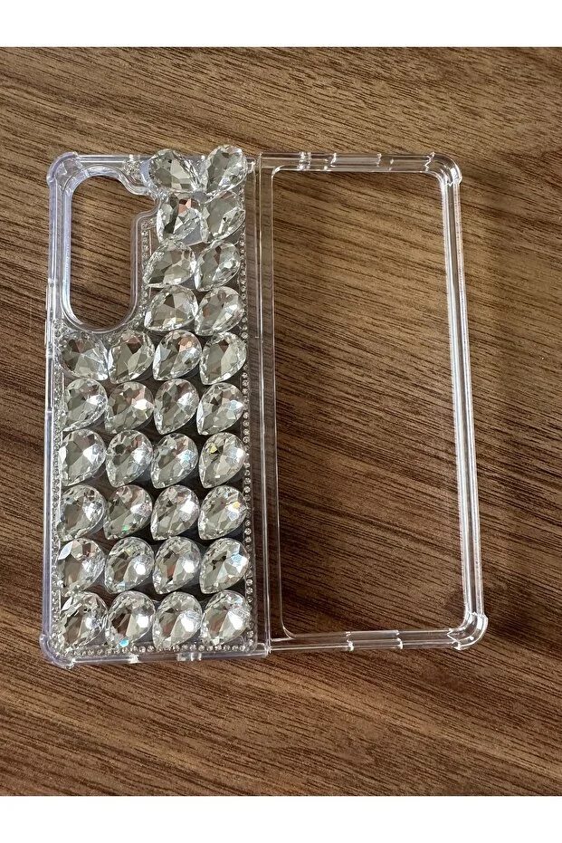 Samsung Galaxy Fold 6 kristal taşlı telefon kılıfı